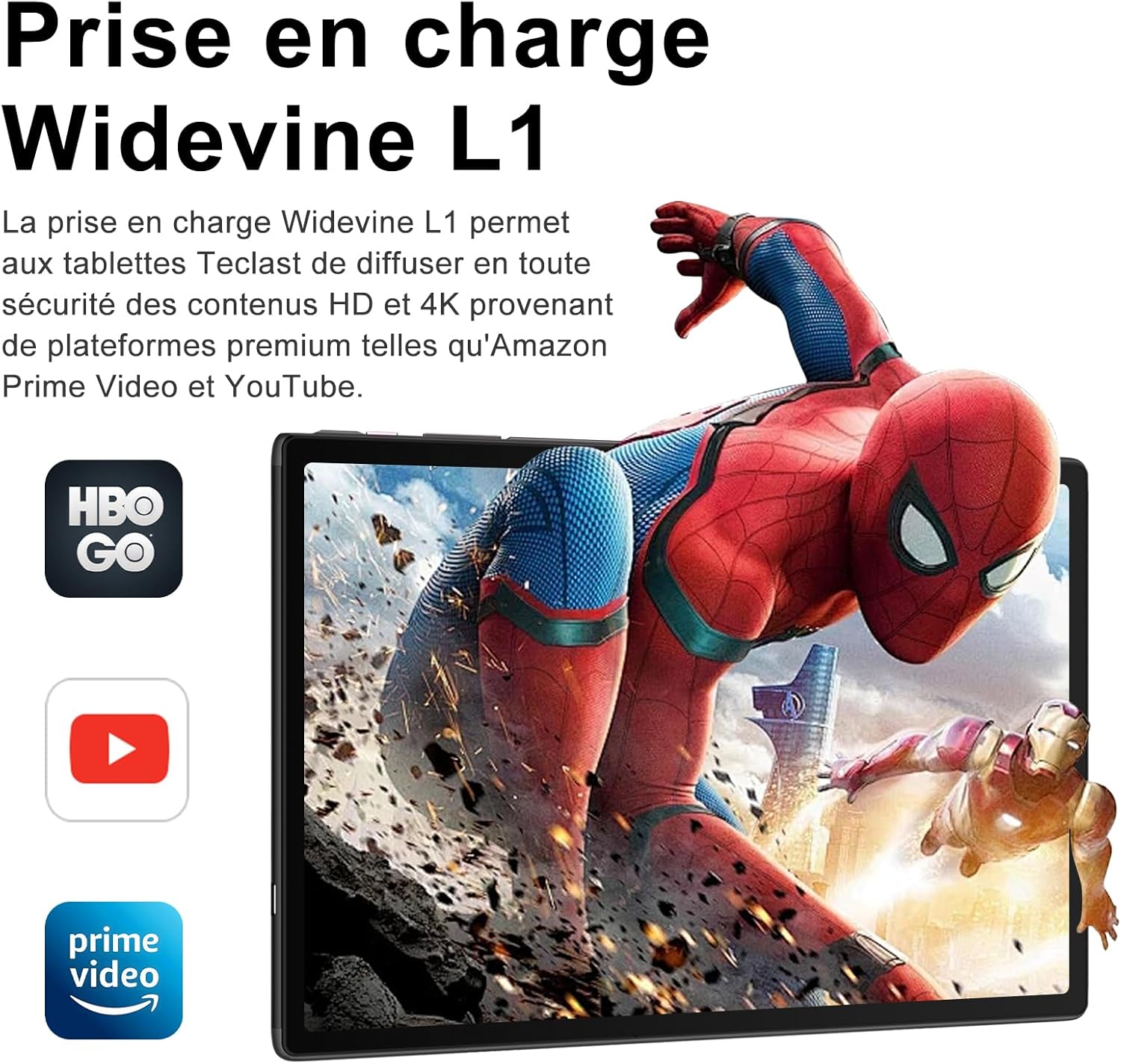 Thumbnail 3 de SUAAT 2026 Android 15 Tablet mit Gemini AI – 10,1 Zoll, 30 GB RAM, 128 GB ROM + 2 TB Erweiterung, Bluetooth 5.0, Widevine L1