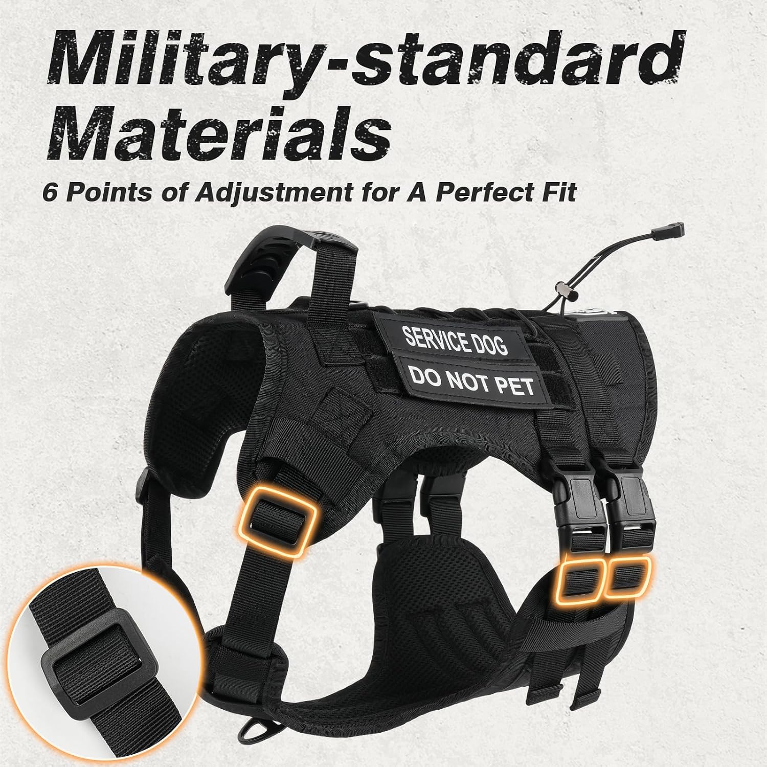 Detalle de Tactical Dog Harness, Small
