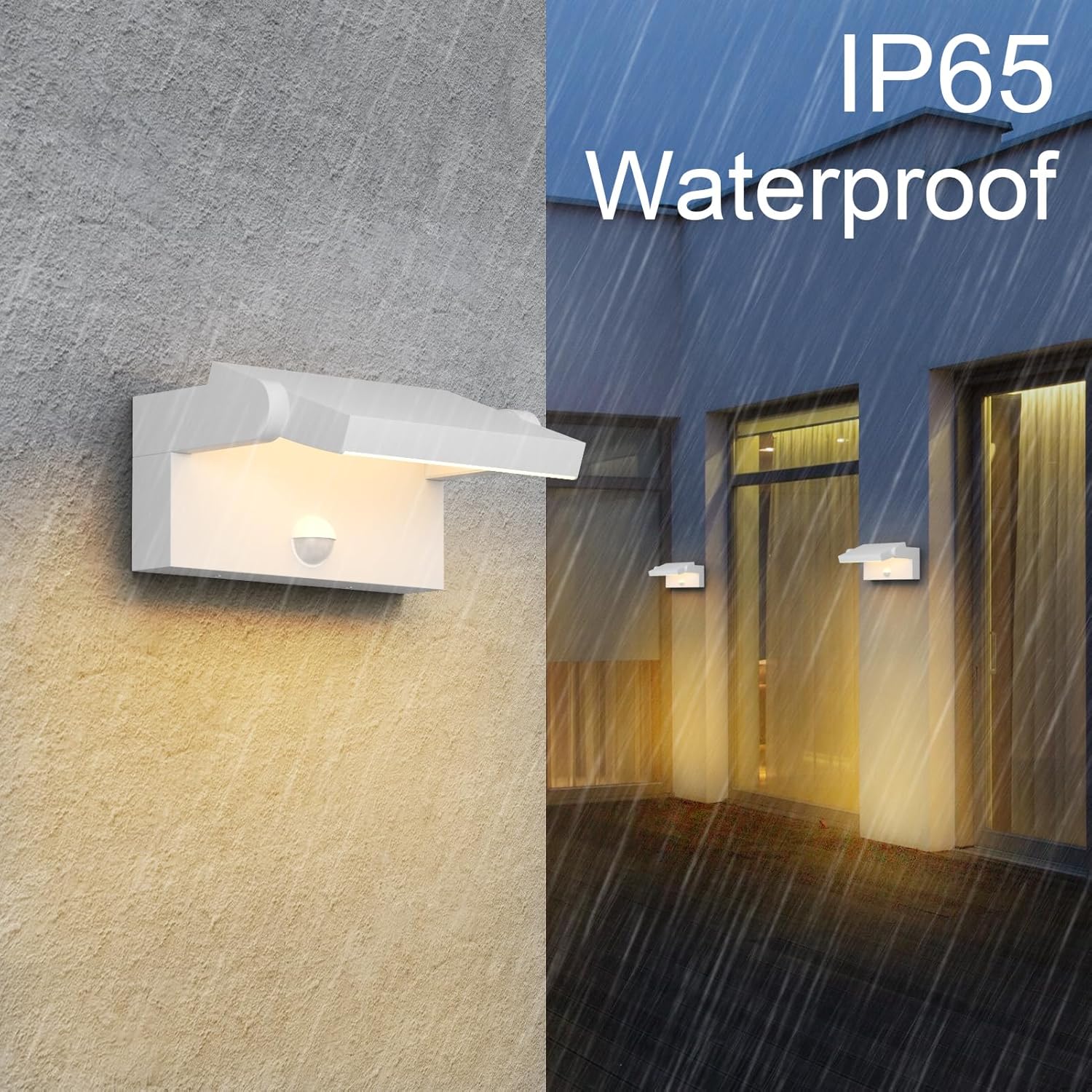 Thumbnail 4 de Klighten 24W Applique LED Rotative Indoor/Outdoor avec Détecteur de Mouvement (IP65)