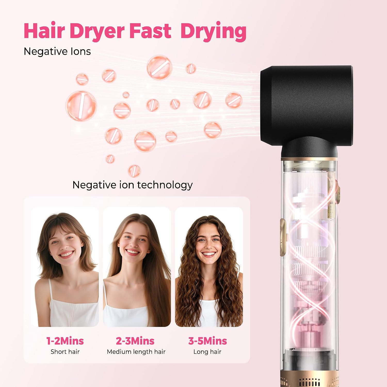 Thumbnail 6 de Atopskins Stylingbürsten Airbrush 5 in 1: All-in-One Haarstyler mit Coanda-Technologie
