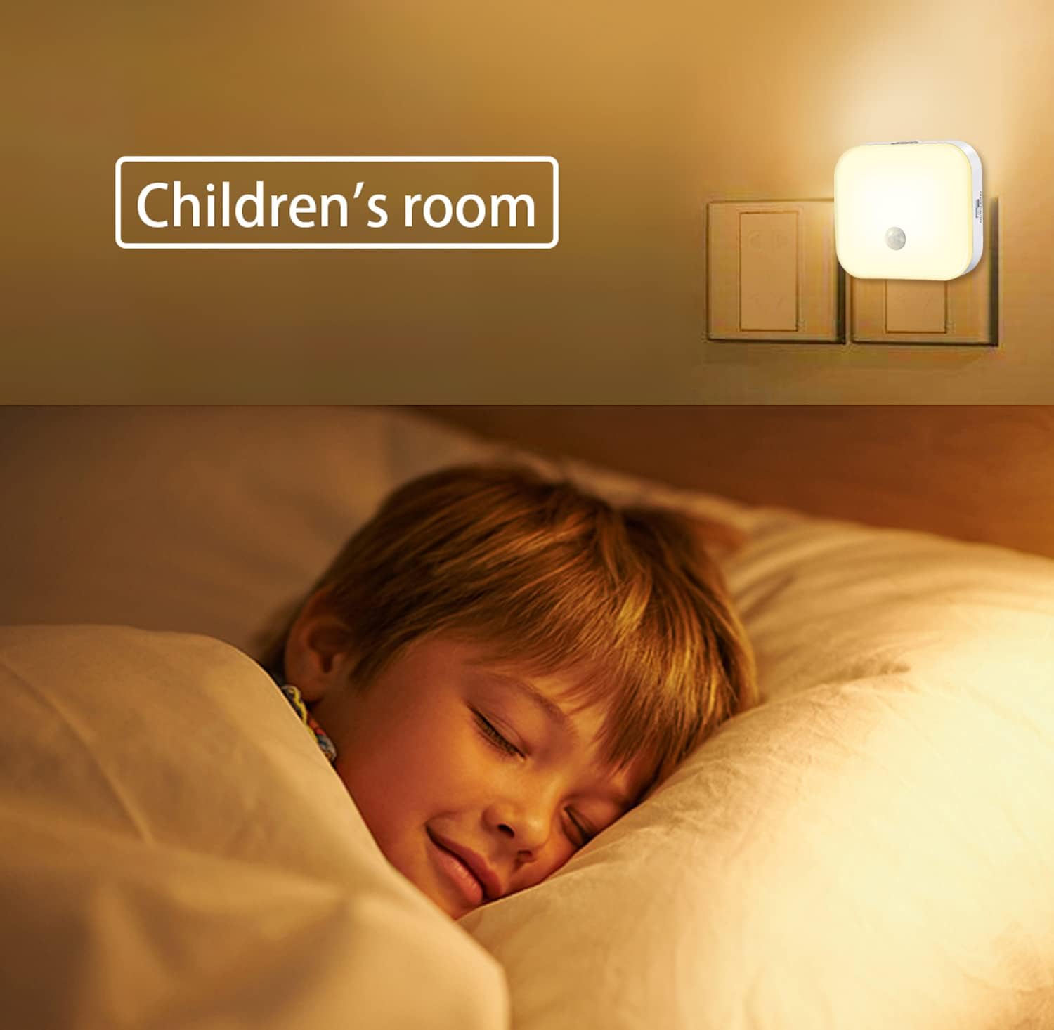 Thumbnail 1 de Mohigher Nachtlicht mit Bewegungsmelder – 4er-Set, dimmbar, warmweiß, Steckdosenbetrieb