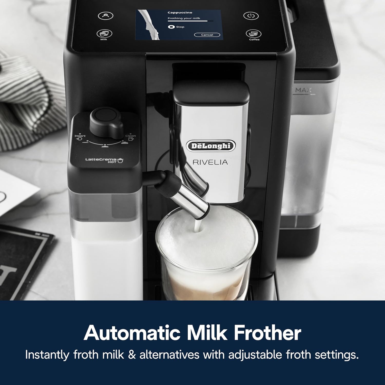 Thumbnail 5 de De'Longhi Rivelia Automatic Espresso Machine 8.8 oz