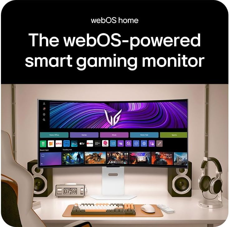 Thumbnail 1 de LG UltraGear OLED GX9s 34GX90SA-W: A pragmatic take on a high‑end curved gaming monitor