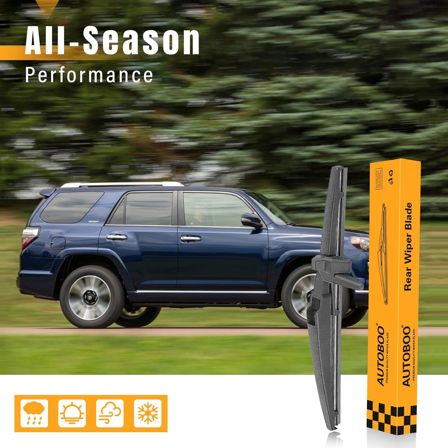 Thumbnail 6 de AUTOBOO 12 Inch Rear Wiper Blade Replacement for Toyota 4Runner (2010-2024) — OEM-Quality, Easy Install