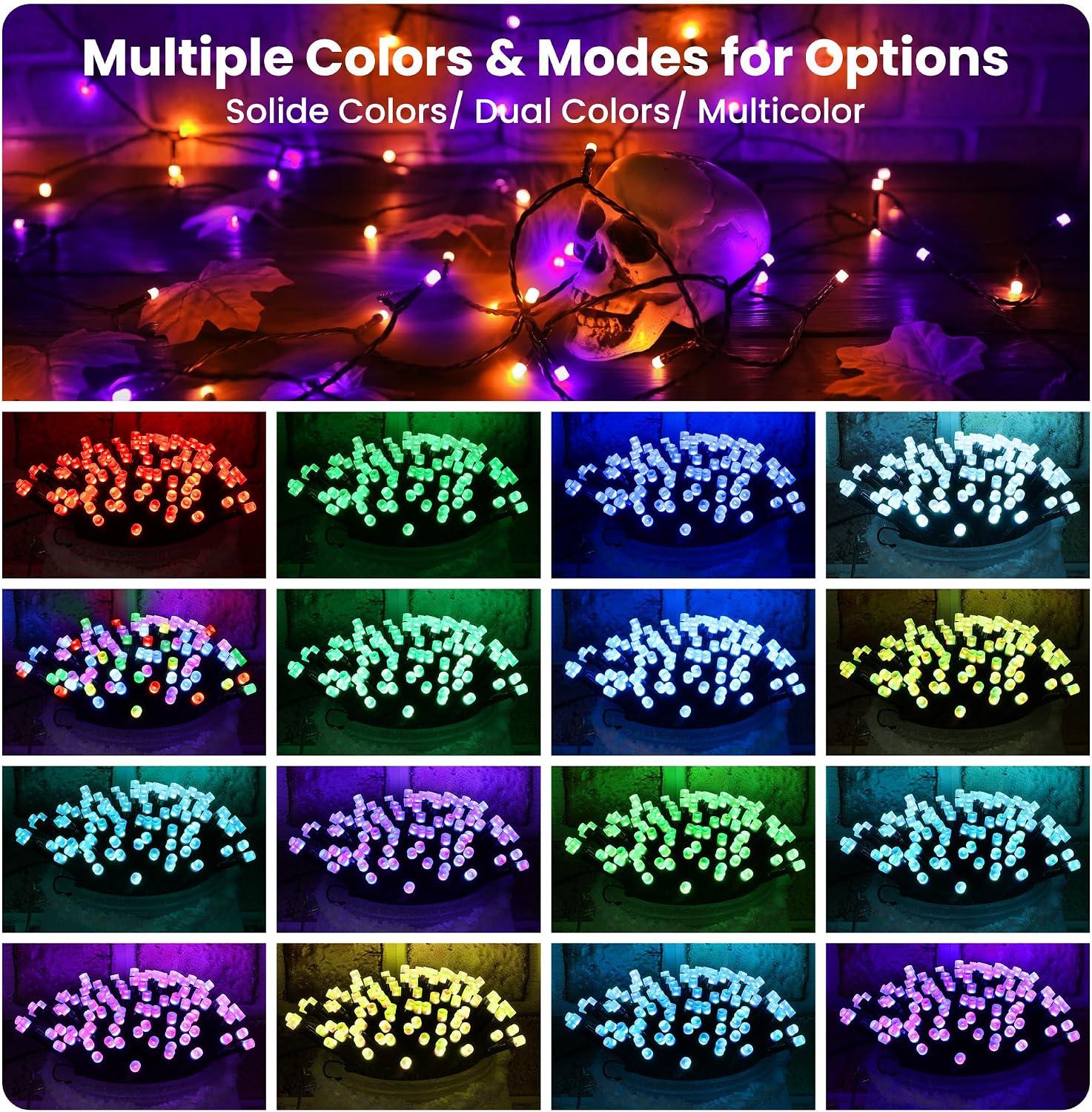 Detalle de iShabao RGB String Lights 164 ft