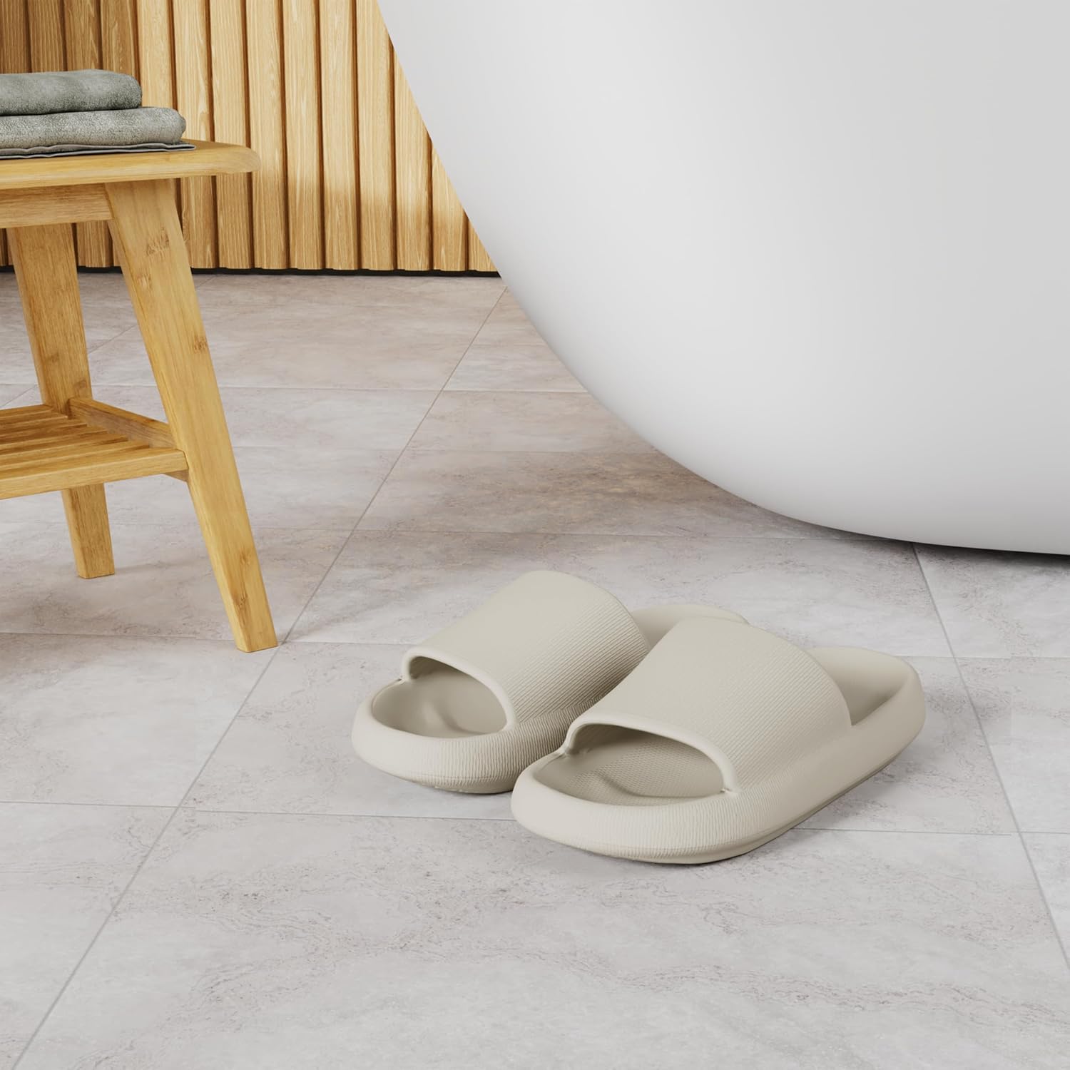 Detalle de Joomra Padded Slide Sandals 1.7in Sole