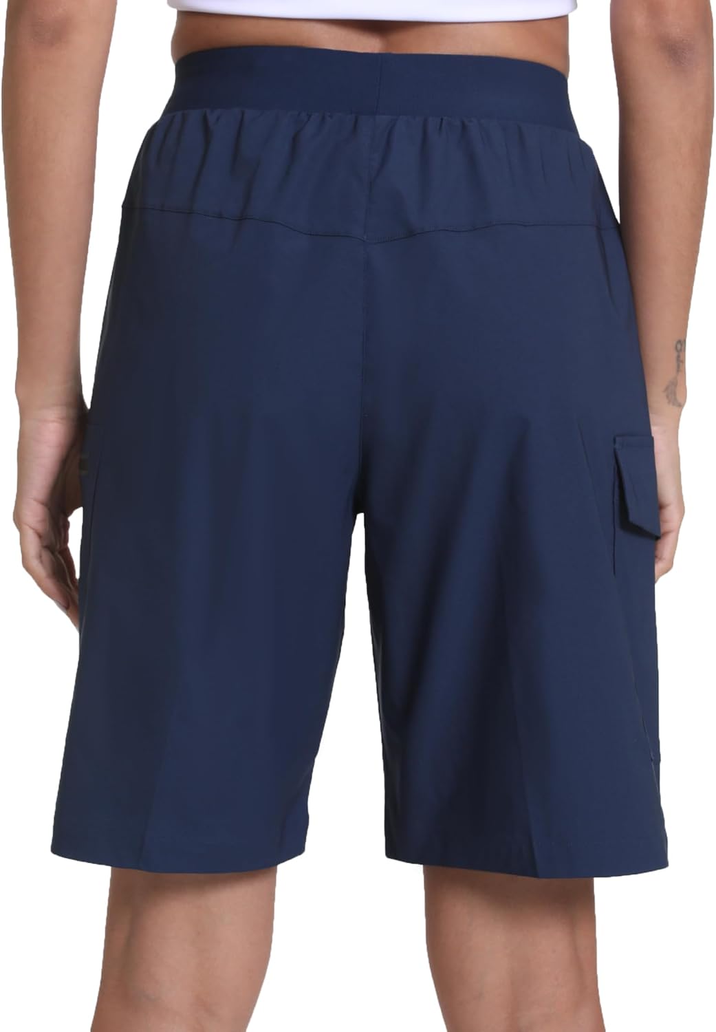 Thumbnail 3 de Rrosseyz Women’s Hiking Cargo Shorts with Pockets (Quick-Dry, Water-Resistant, 9-Inch Inseam)