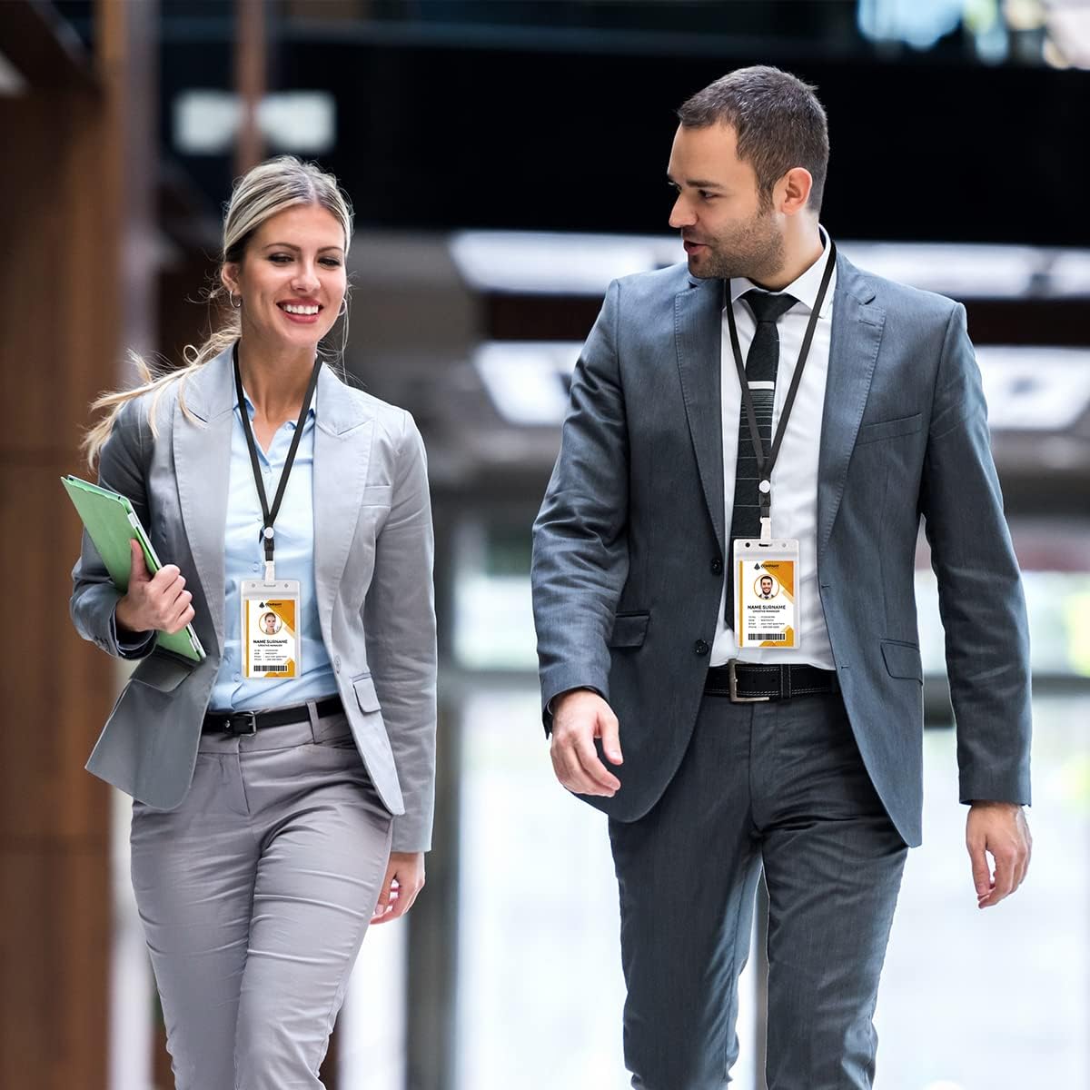 Thumbnail 5 de Vicloon Porta Badge 50 pezzi 🪪