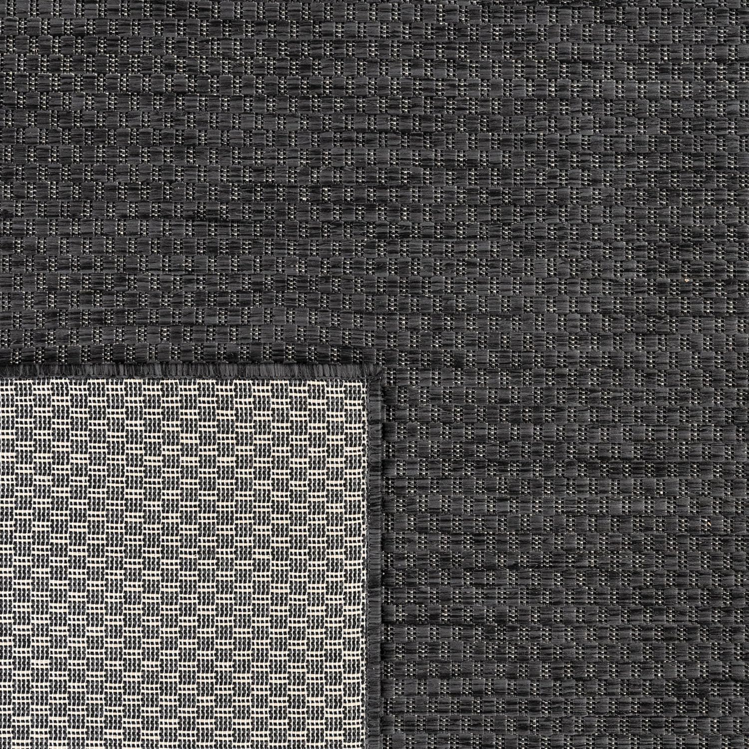 Thumbnail 5 de Paco Home Outdoor Teppich Flachgewebe in Sisaloptik, grün meliert – 160 x 220 cm