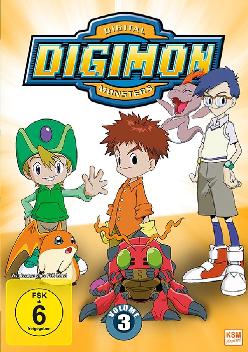 Detalle de Digimon Adventure 01 – Volume 3 (Episode 37–54) auf 3 DVDs von Plaion Pictures