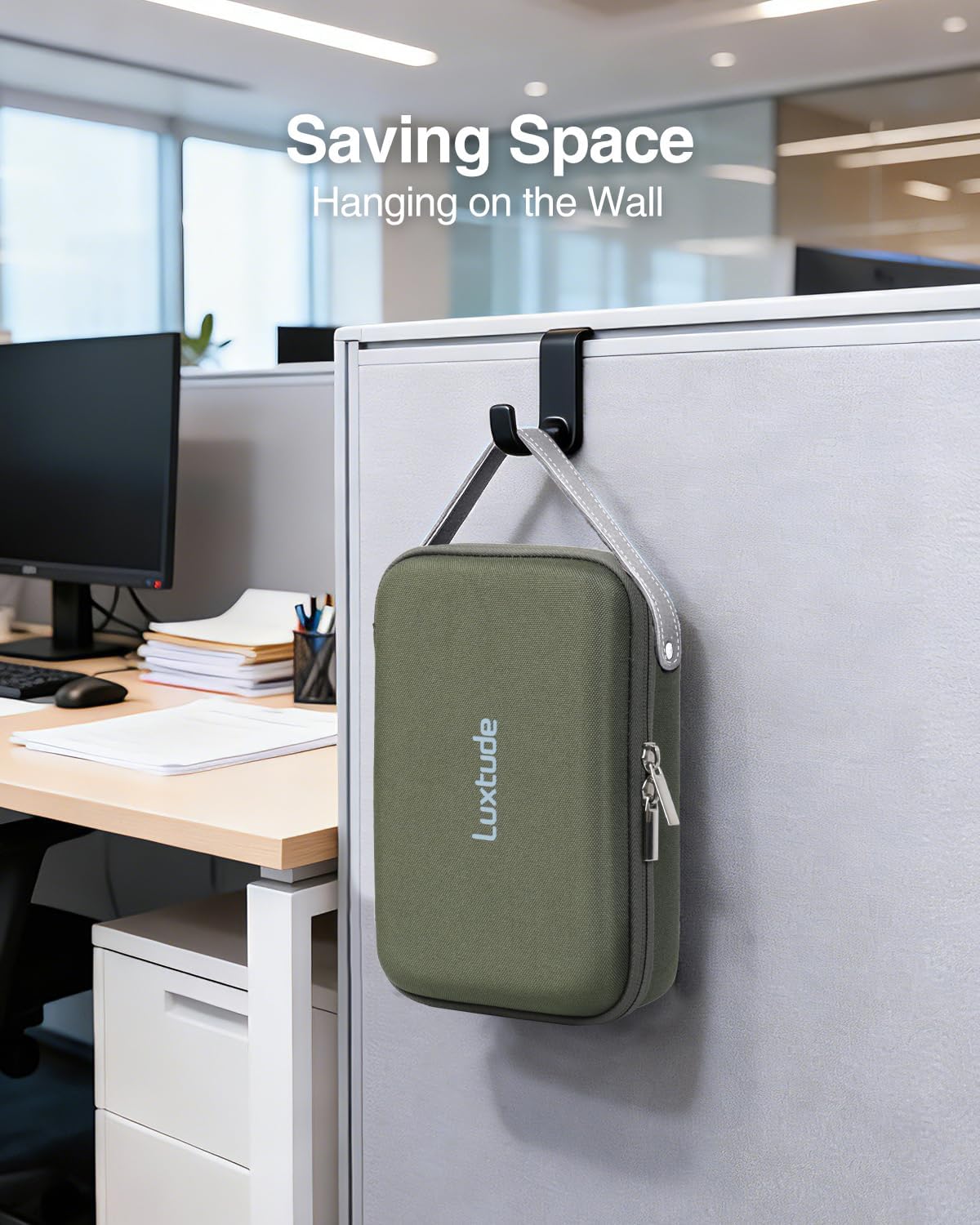 Detalle 2 de Luxtude EVA Large Travel Electronics Case – a practical organiser for on the go
