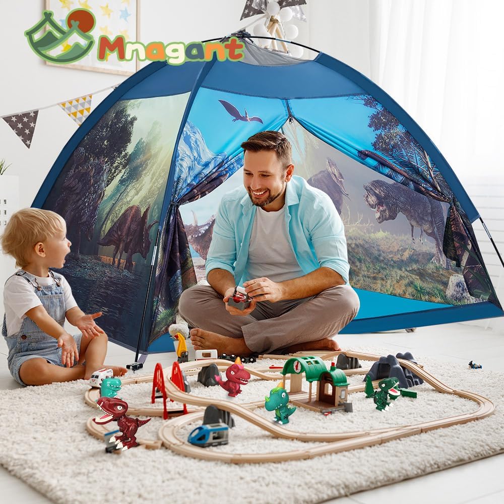 Detalle 2 de Mnagant Dinosaur Play Tent 61×61×45 🎪