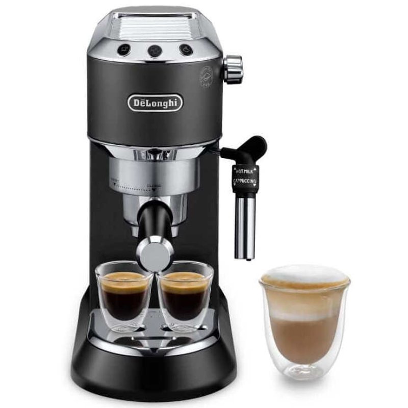 Thumbnail 3 de De’Longhi Dedica Style EC685BK cafetera espresso manual con Flow Stop y molinillo de regalo