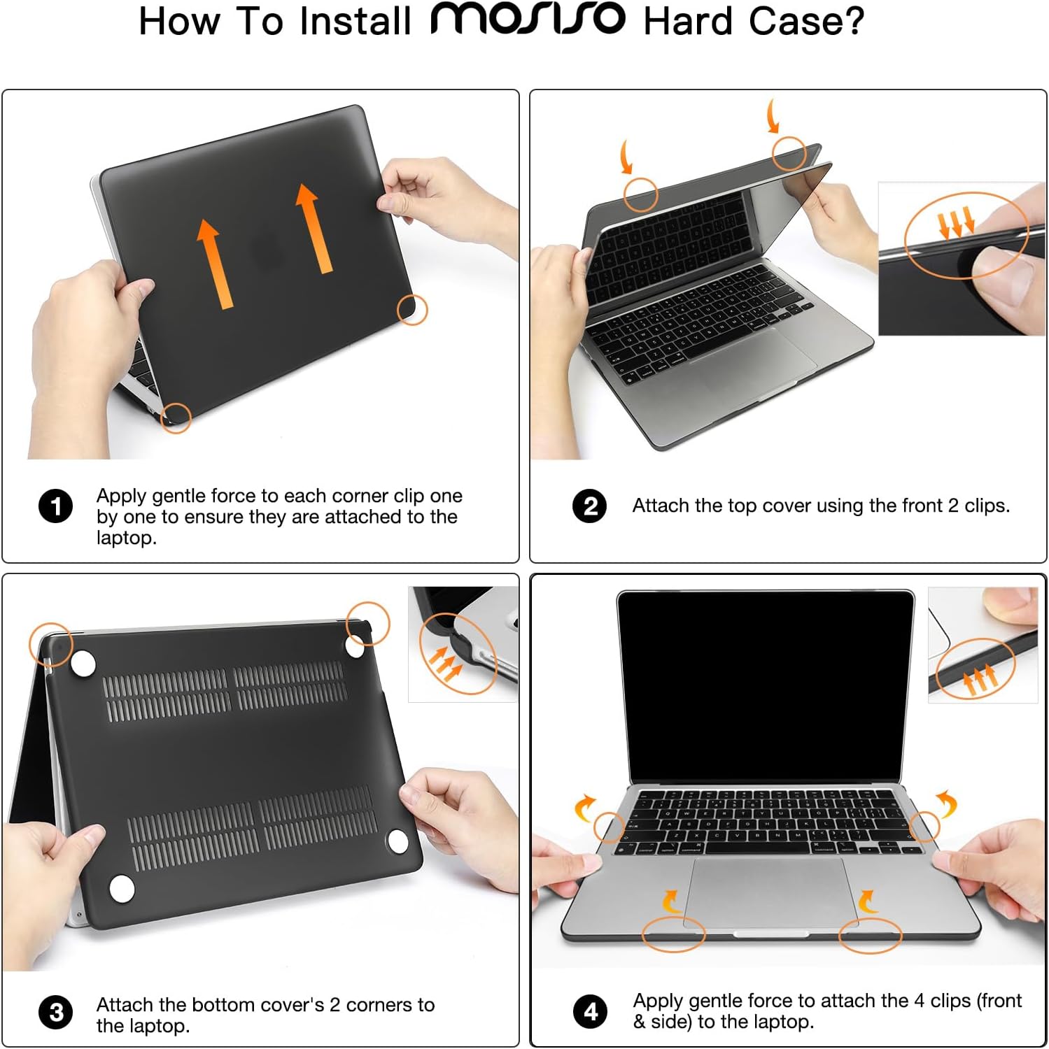 Detalle de MOSISO MacBook Air 13-inch Case Crystal Clear