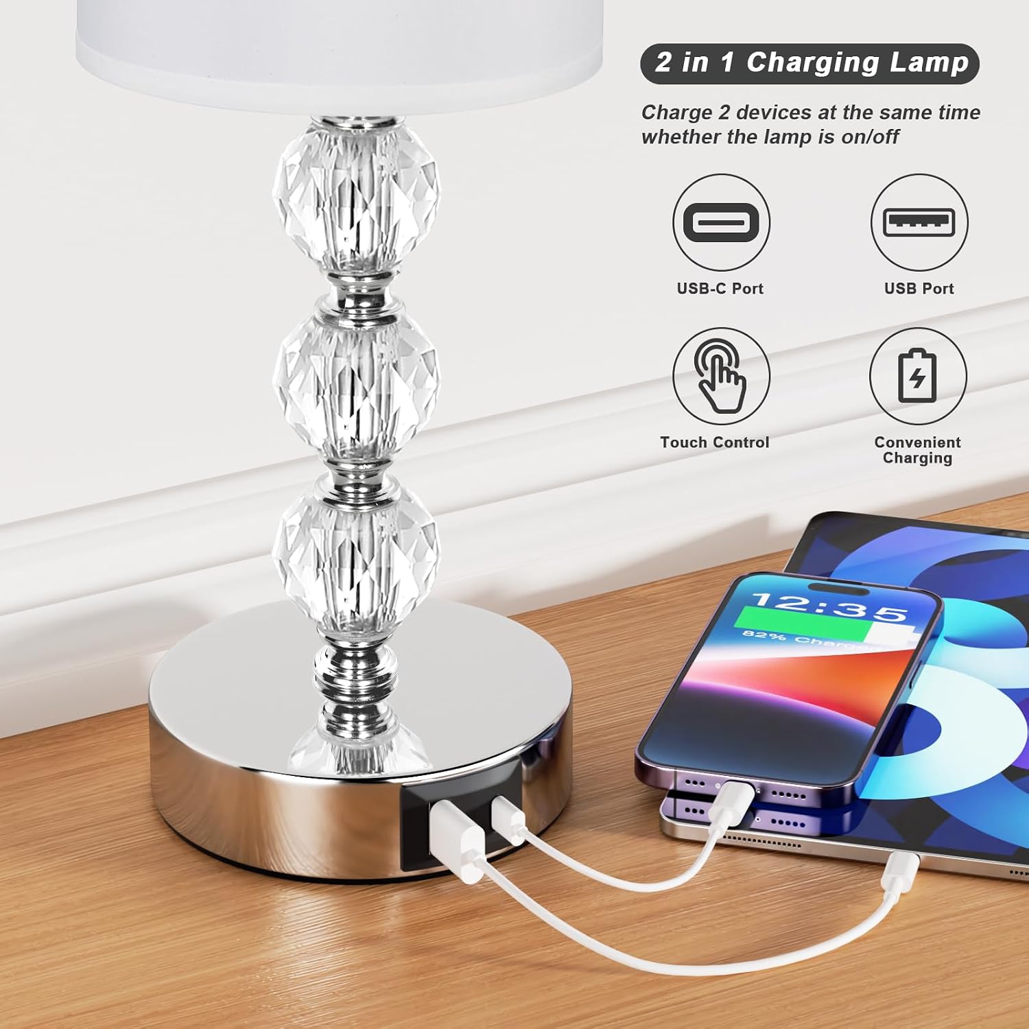 Detalle de Aooshine Touch Table Lamp
