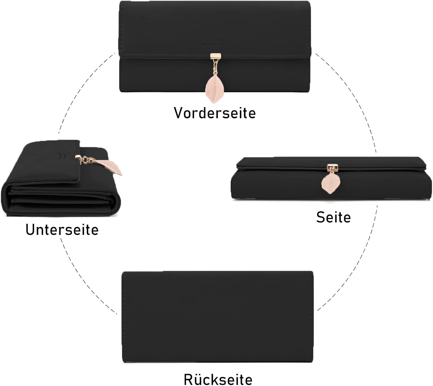 Thumbnail 4 de CALIYO Geldbeutel Damen Langformat 19 cm