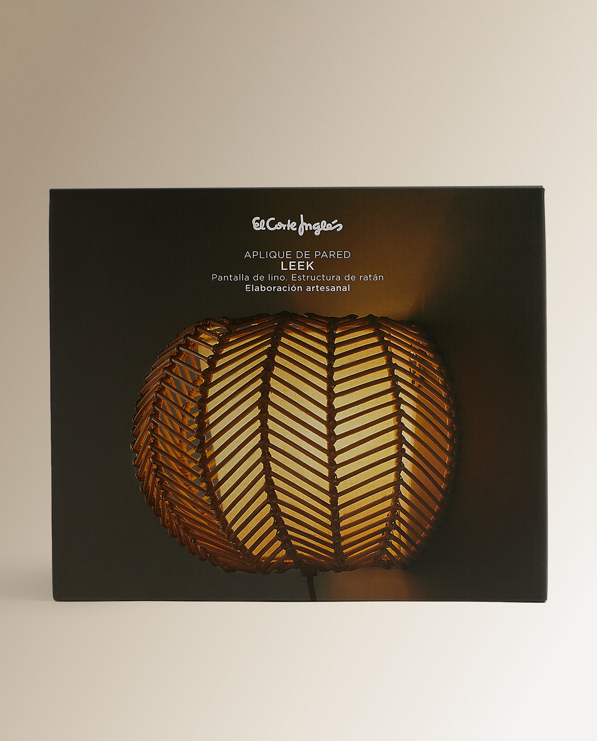 Thumbnail 1 de El Corte Inglés Aplique de mimbre Leek 🛋️