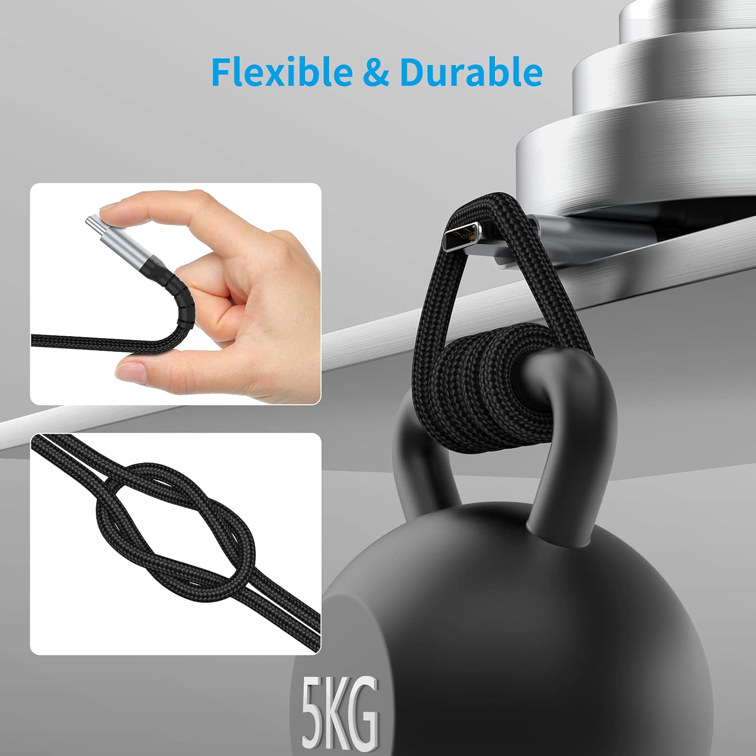 Thumbnail 3 de 6 Inch USB C Charger Cord 2 Pack