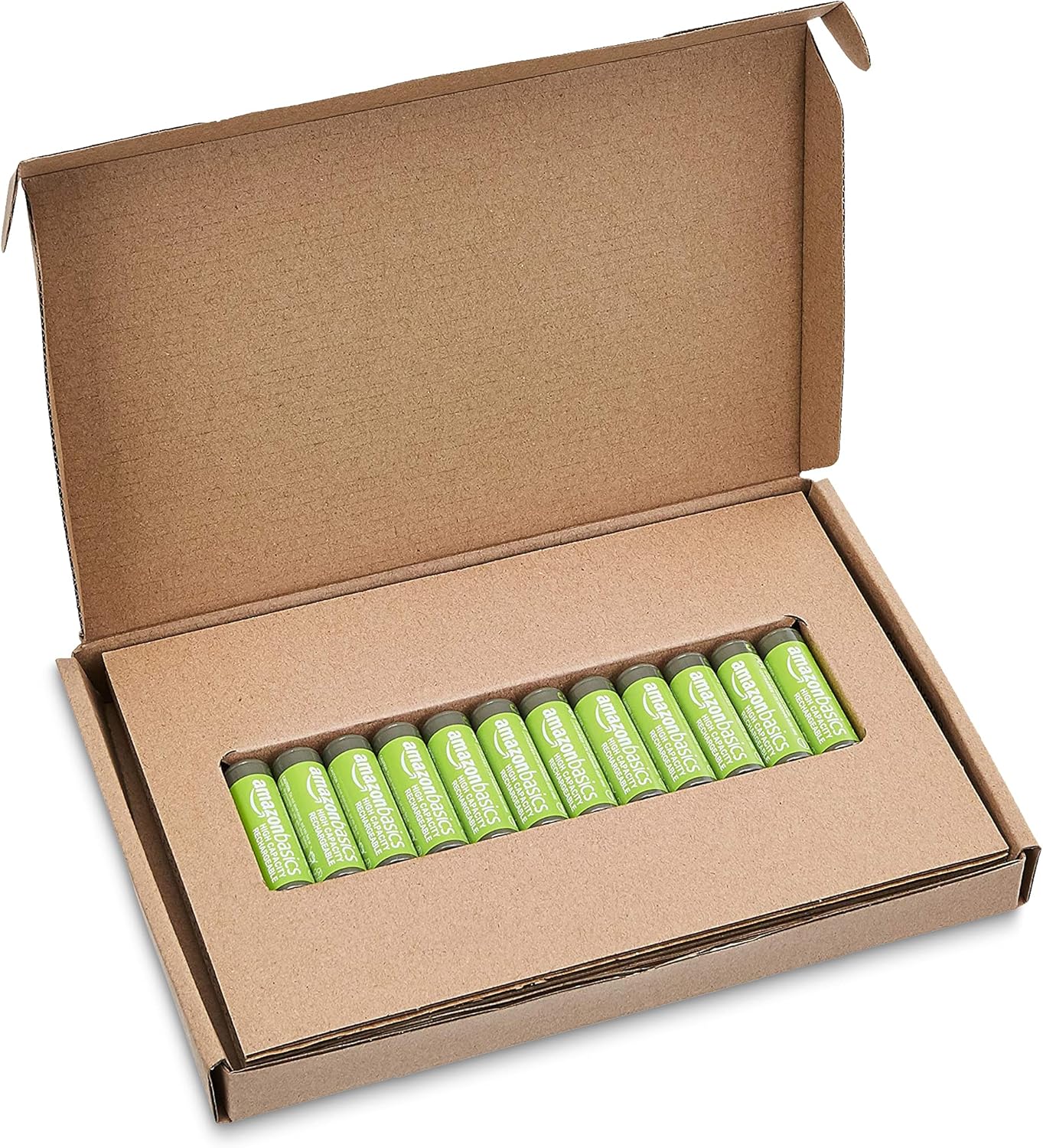 Thumbnail 3 de Amazon Basics 12er-Set wiederaufladbare AA NiMH-Akkus (2400 mAh, 1,2 V) – bis zu 400-mal aufladbar, vorgeladen