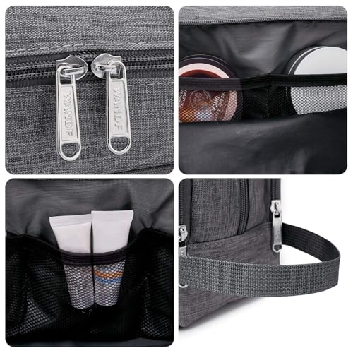 Thumbnail 6 de WANDF Neceser de Viaje Aseo Impermeable: Organizador Dopp 24x15x12 cm para Hombre y Mujer