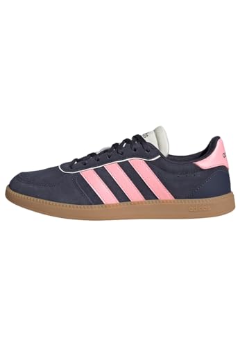 Detalle de adidas Damen Breaknet Sleek Shoes – Shadow Navy/Pink Spark/Off White, Größe 38 EU