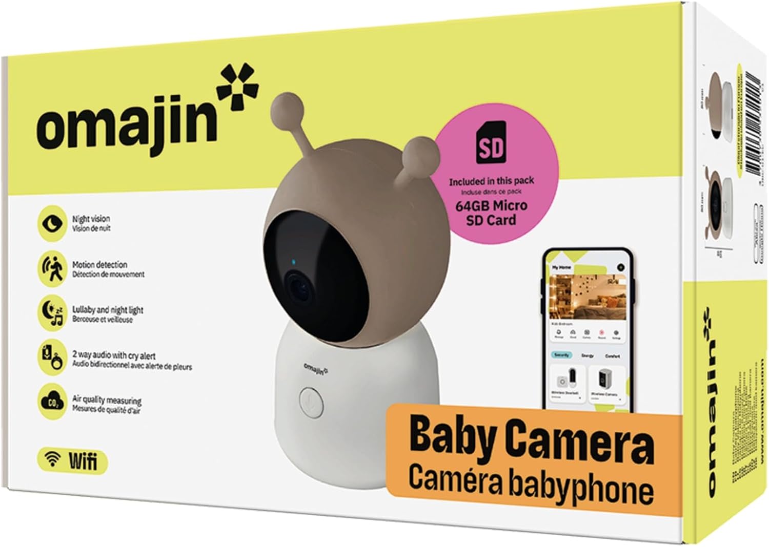 Thumbnail 5 de OMAJIN by Netatmo Videocamera Baby Monitor 2K HD