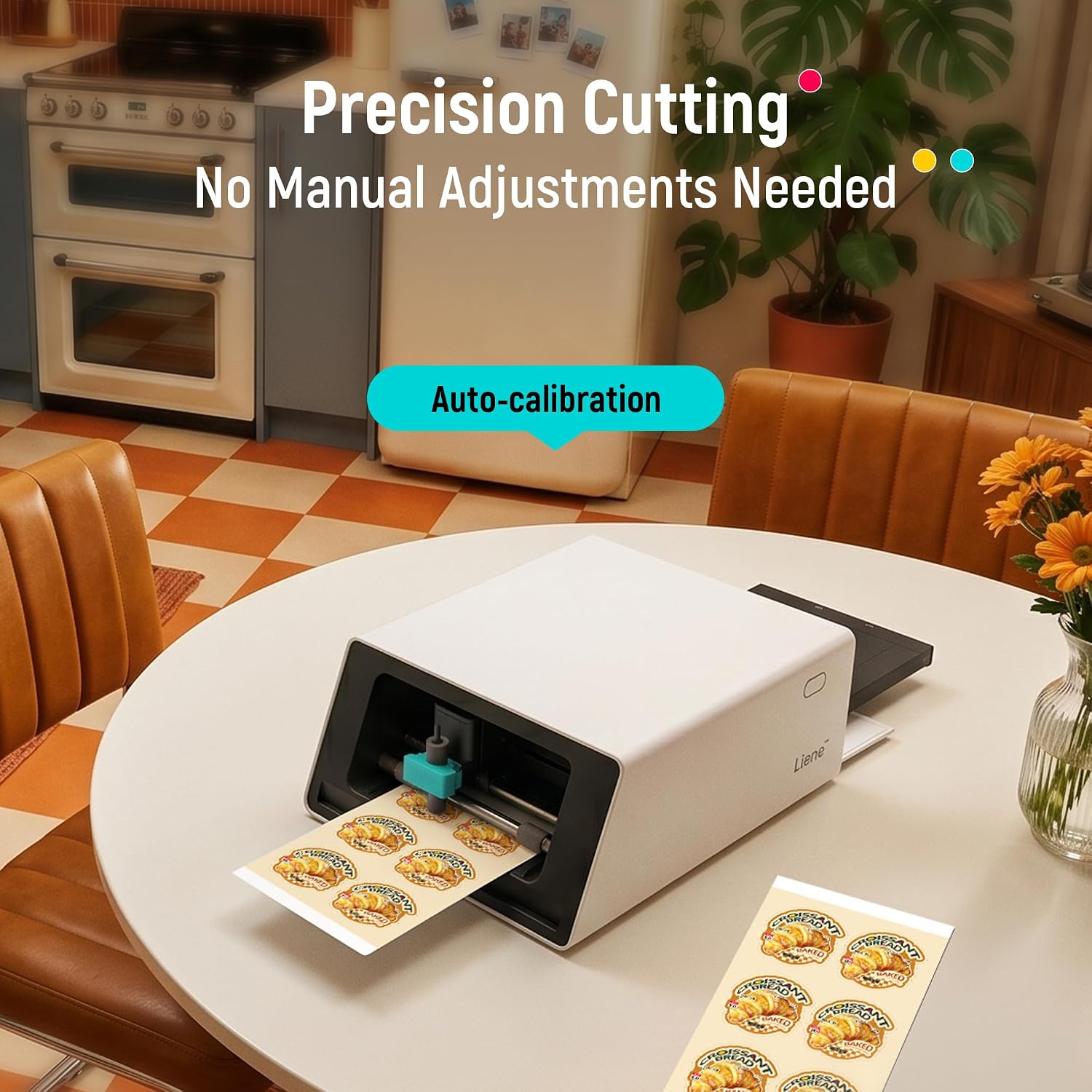 Detalle de Liene PixCut S1 Inspire Kit: All-in-One Color Sticker Printer & Cutting Machine