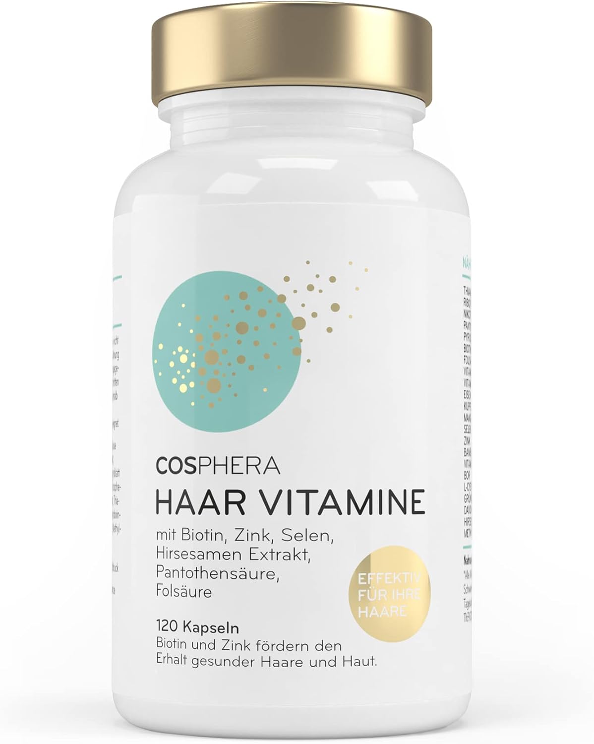 Detalle 2 de Cosphera Haar-Vitamine 120 Kapseln đ