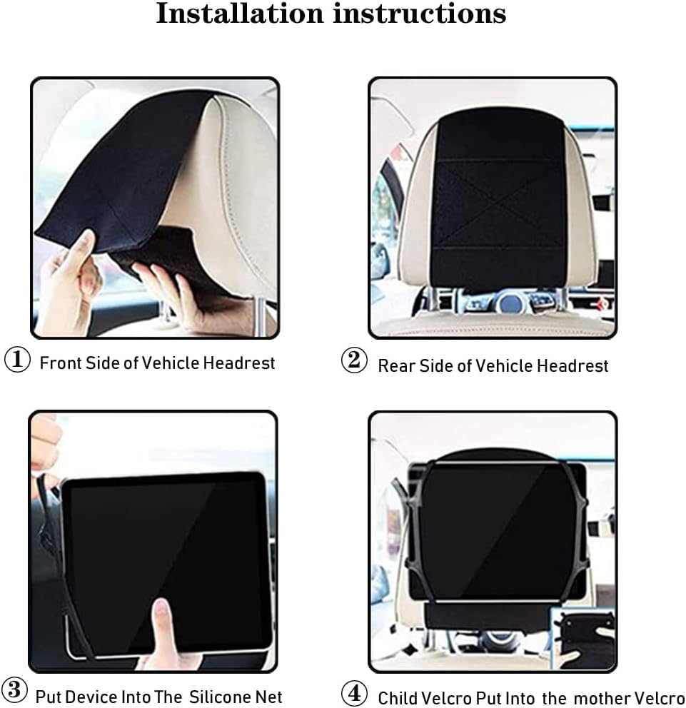 Detalle de Nosxxus Universal Headrest Tablet Mount for Car and Truck