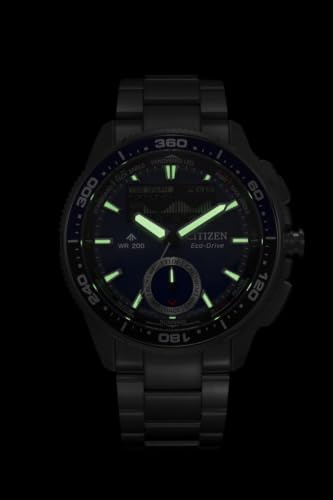 Detalle de Citizen JV3006-50L: reloj híbrido analógico-digital para hombre con calendario y cronómetro
