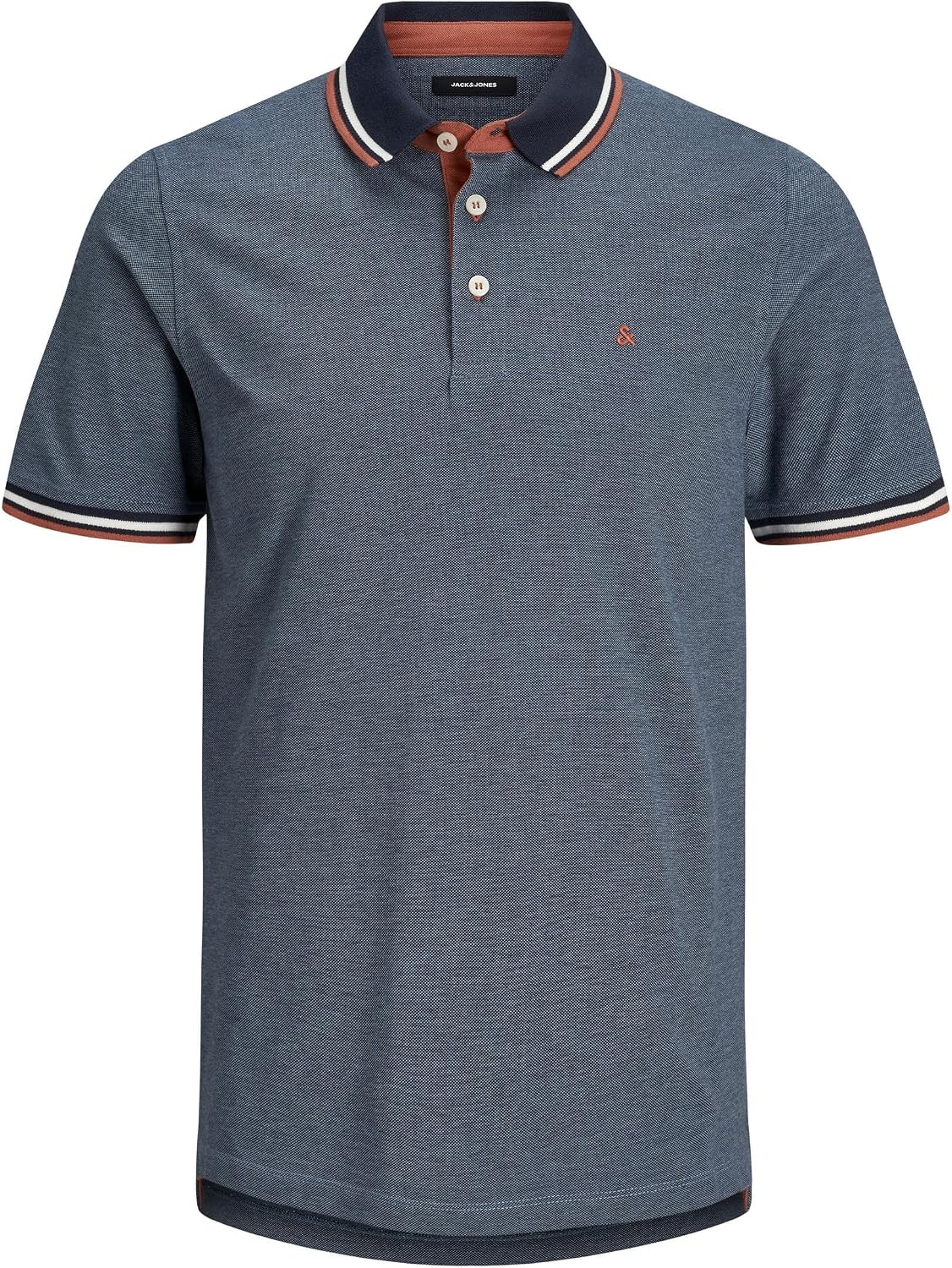 Detalle de JACK & JONES Polo Plain Shirt Collar Polo: stile essenziale e sostenibilità