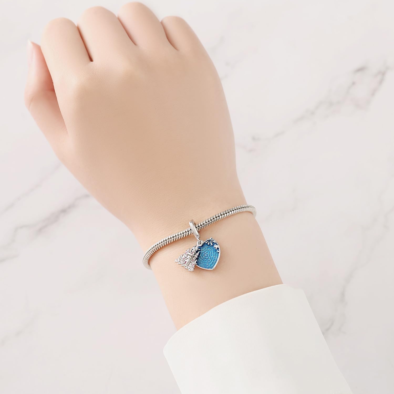 Thumbnail 4 de PANPOKI Charm Anhänger Katze Hund Elefant aus 925 Sterling Silber – Perlen Schmuckanhänger für europäische Armbänder und Halsketten