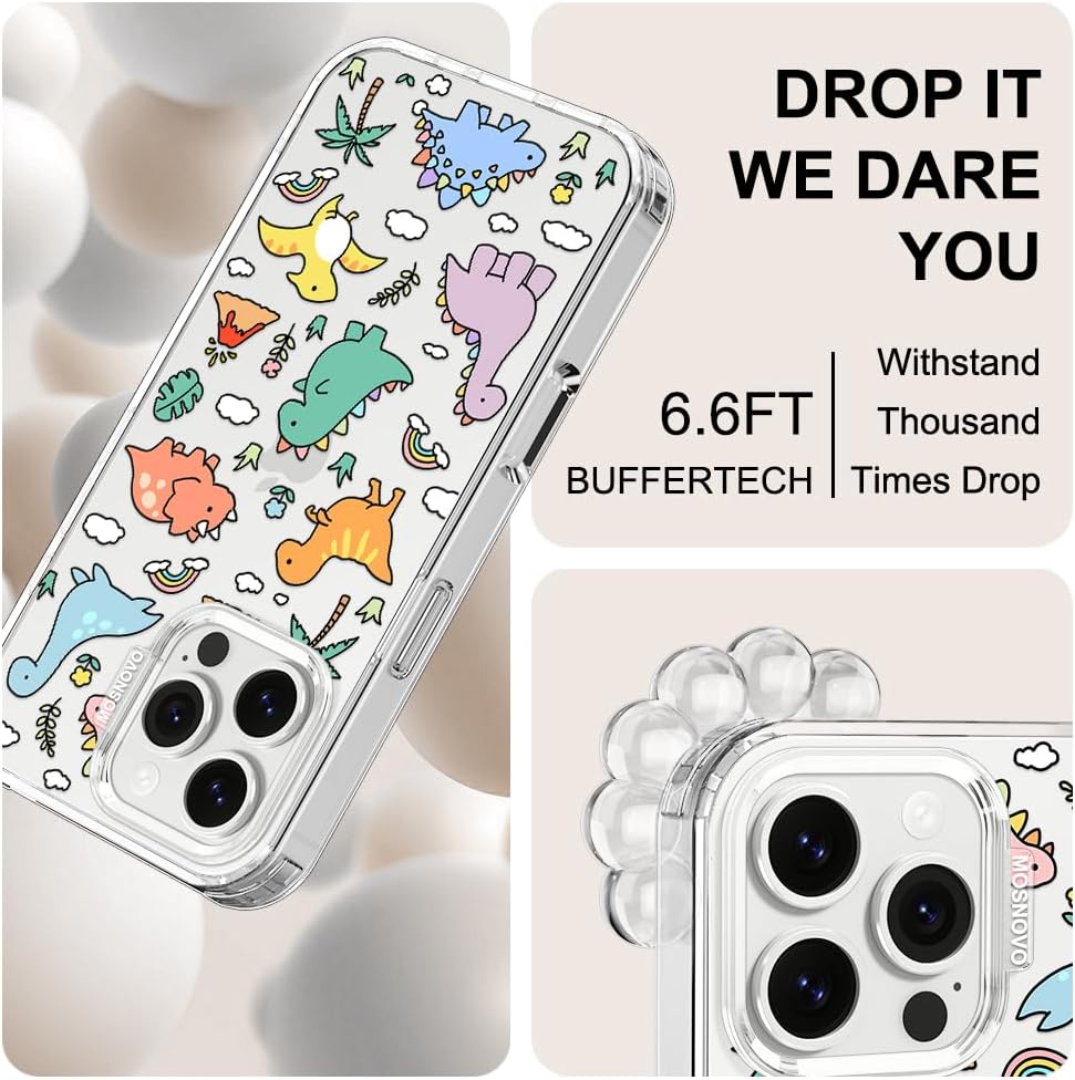 Thumbnail 4 de MOSNOVO Case for iPhone 16 Pro Max with Buffertech 6.6ft Drop Protection