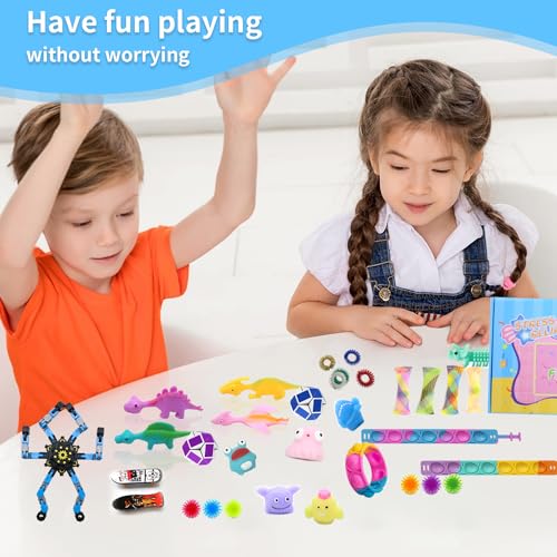 Thumbnail 6 de JUAUO 50 Pcs Fidget Toy Set: kit sensorial para estrés, autismo y TDAH