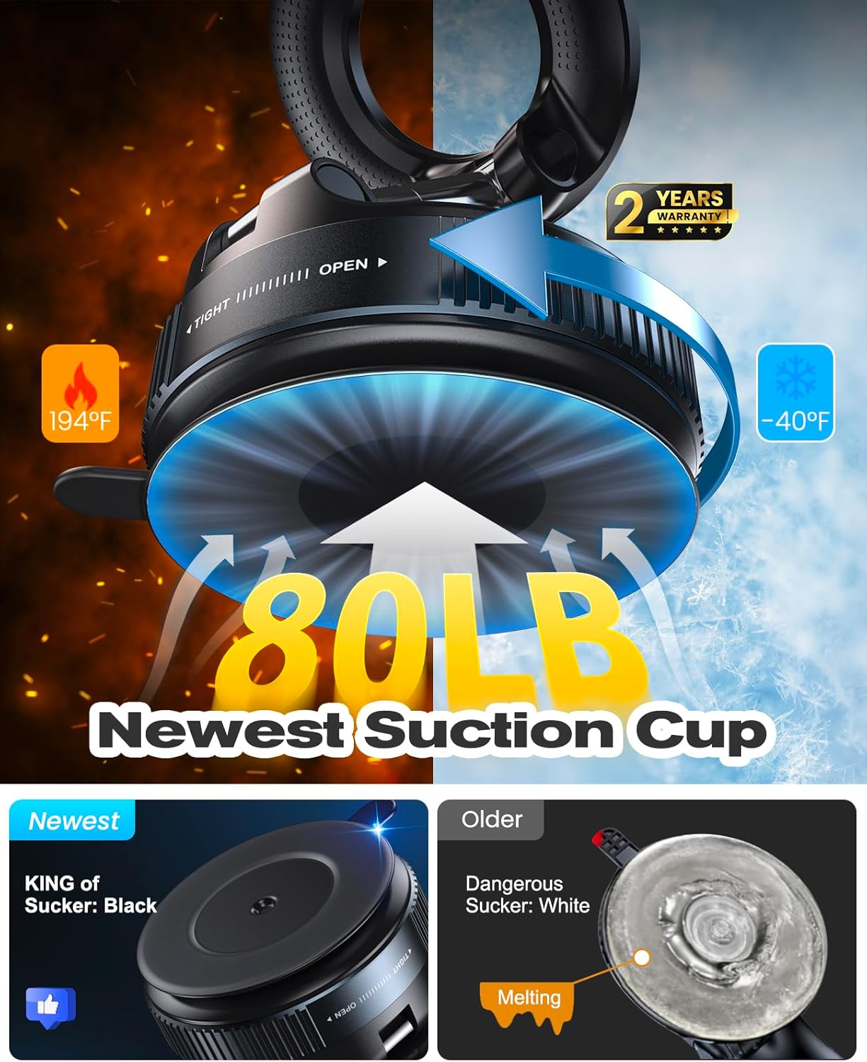 Thumbnail 2 de Jononser Handyhalterung Auto Magnetisch kompatibel 80