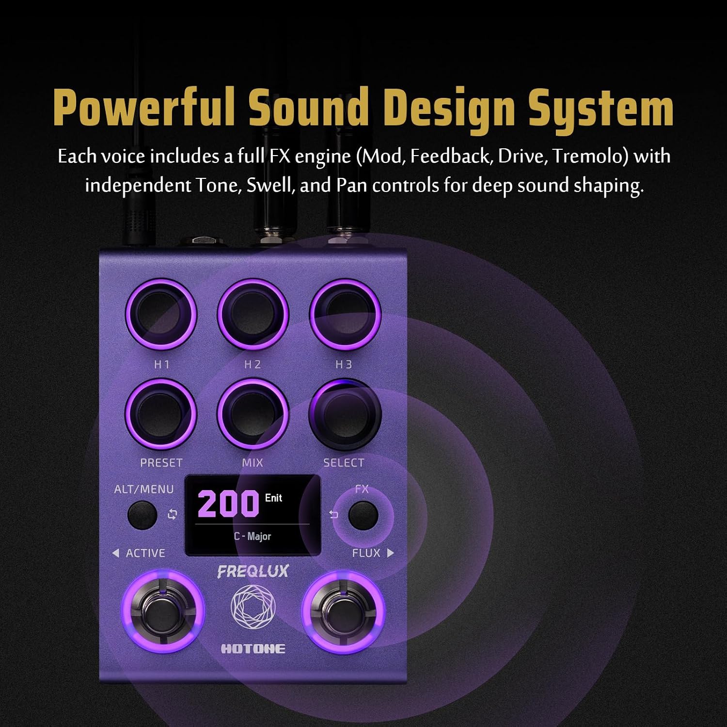 Thumbnail 5 de VALETON Freqlux NP-200 Triple-Voice Pitch-Shifter Pedal with Stereo I/O