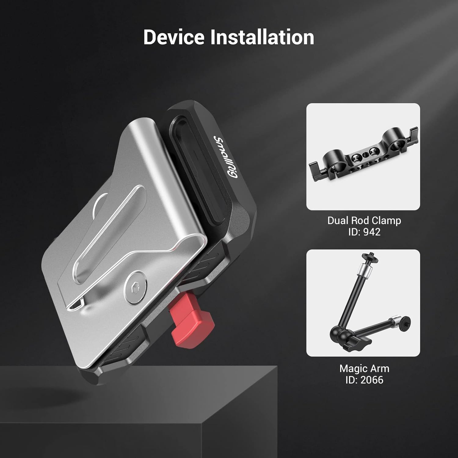 Thumbnail 3 de SmallRig 2990 V-Mount Batterieplatte