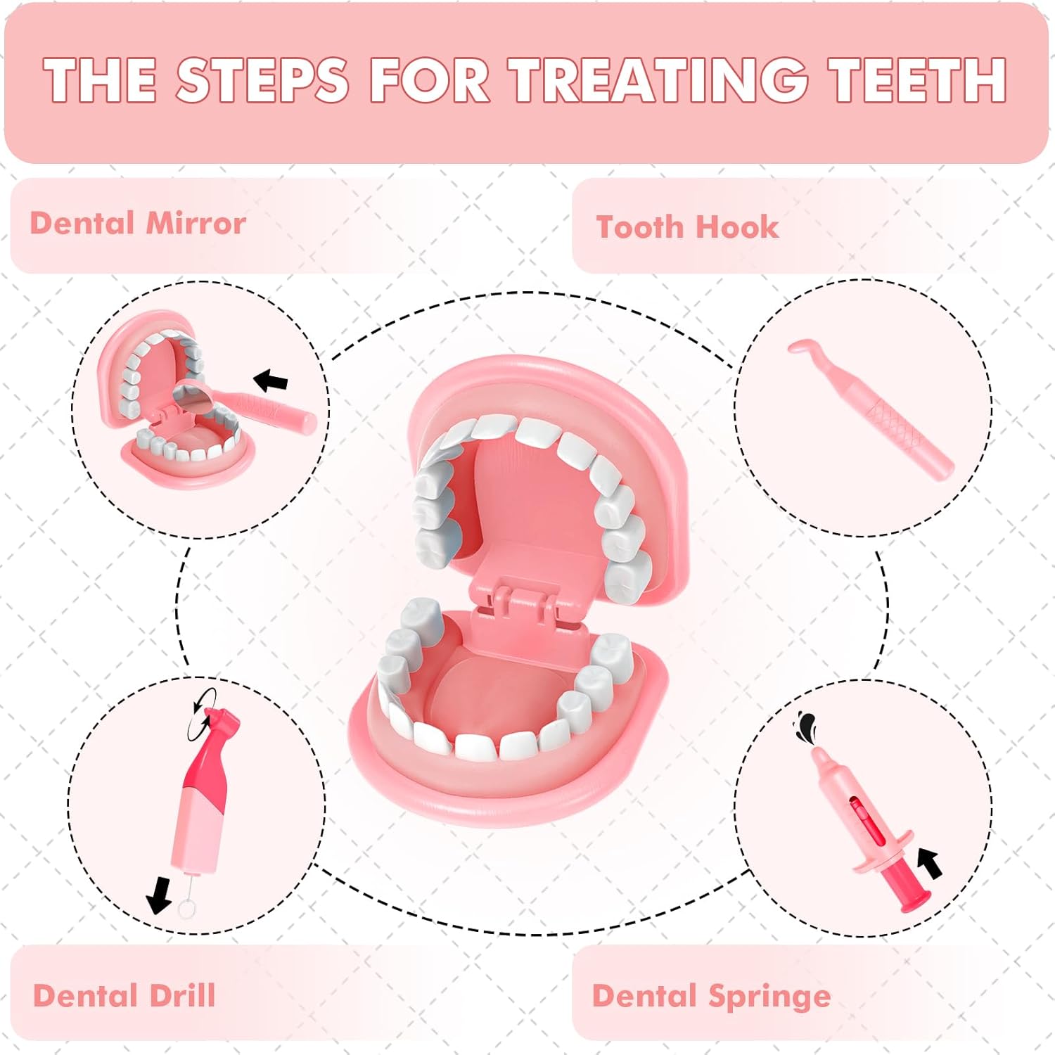 Thumbnail 2 de Dentist Toys for Kids Girls Dental Kit