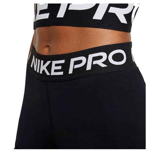 Thumbnail 3 de Nike mujer shorts Regular Fit Black/White (talla L) con cintura elástica transpirable