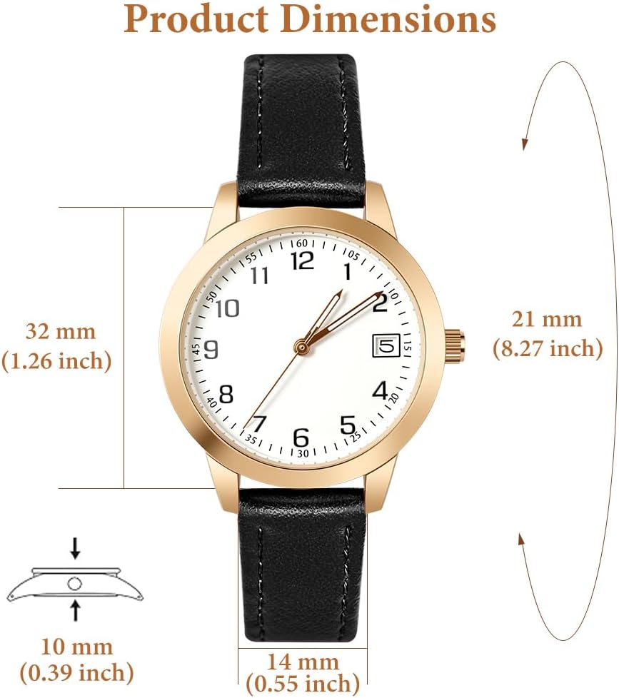 Thumbnail 1 de OFFCUP Damenuhr Leder Armband 32 mm