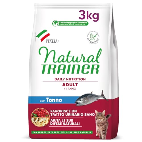 Detalle de Trainer Natural Adult con Tonno 3 Kg: crocchette complete per gatto adulto