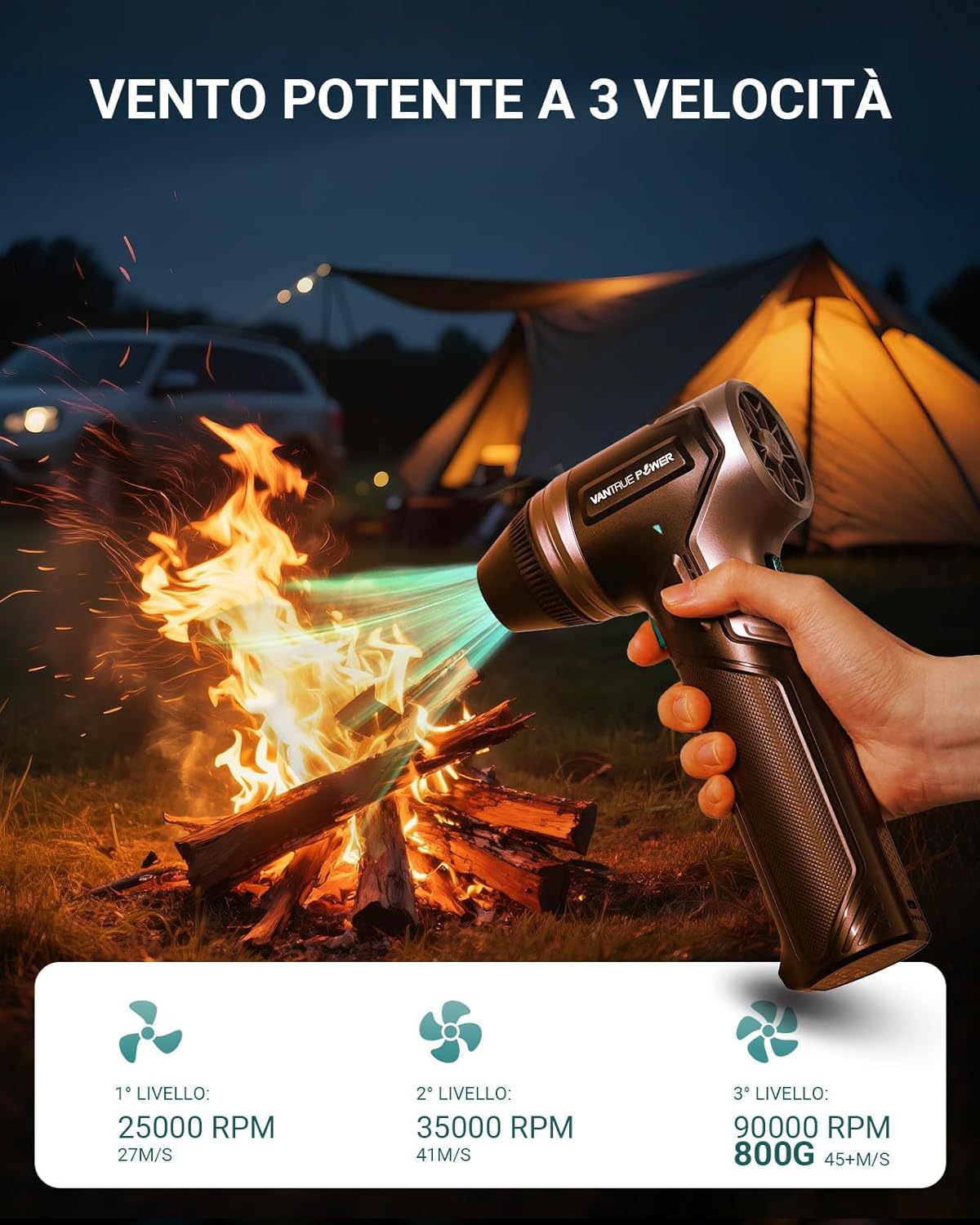 Thumbnail 3 de Vantrue Power Rimuovi Polvere 800g 🌬