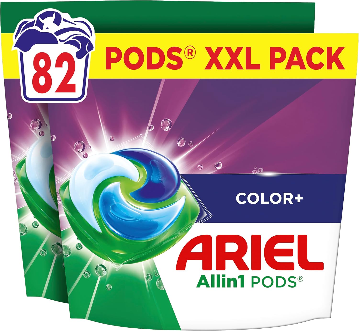 Thumbnail 6 de Ariel Pods Color+ Waschmittel, 100 Wäschen – Fleck-Weg-Power ab der ersten Wäsche
