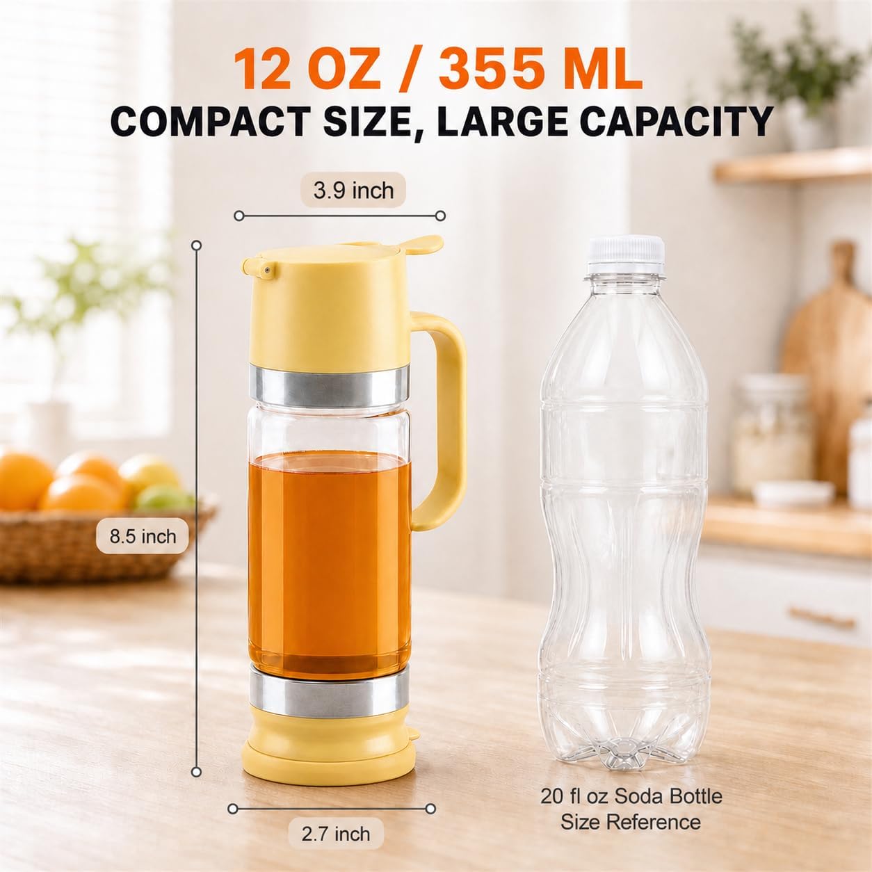 Detalle 2 de Aelga Honey Dispenser 12 oz