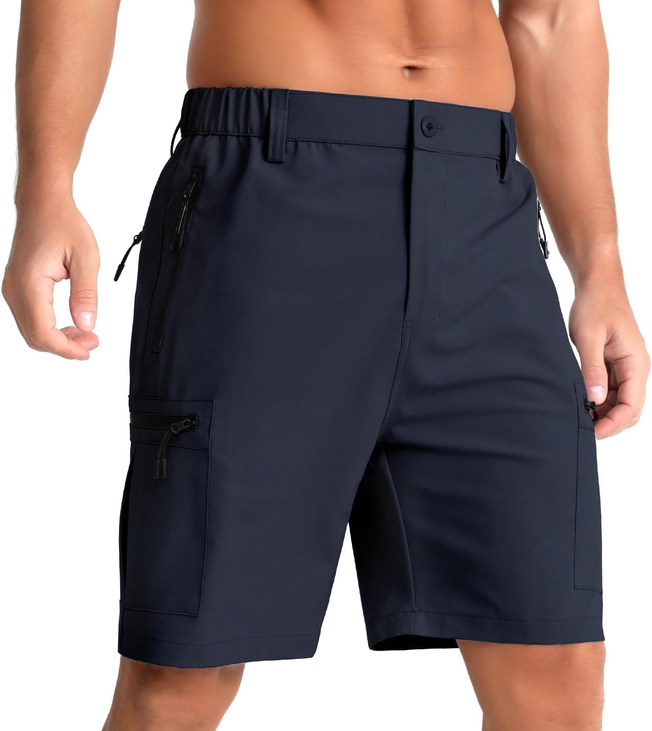 Thumbnail 6 de iCKER Mens Cargo Shorts: Quick Dry Outdoor Hiking Shorts with Zip Pockets