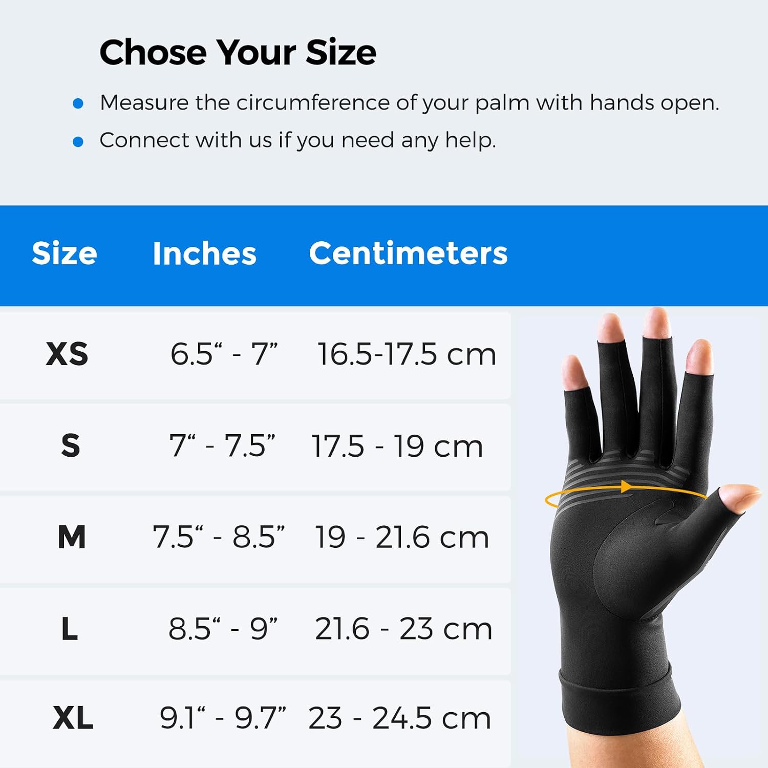 Thumbnail 5 de FREETOO Compression Arthritis Gloves for Pain