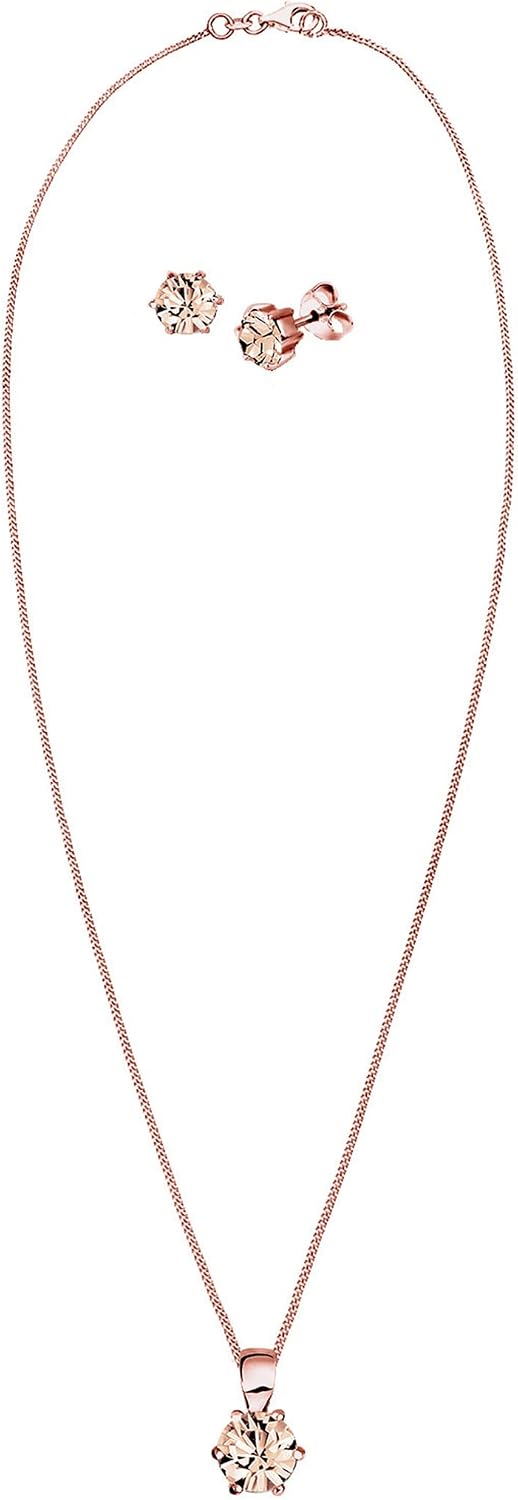 Detalle de Elli Schmuckset Rosé Silber 925