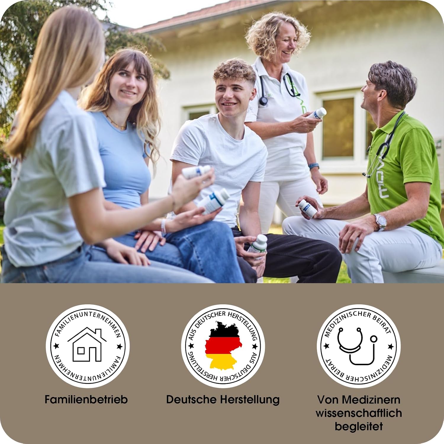 Detalle 2 de Fair & Pure Calciumcitrat 300 mg Calcium pro Tablette – Vegan, hergestellt in Deutschland
