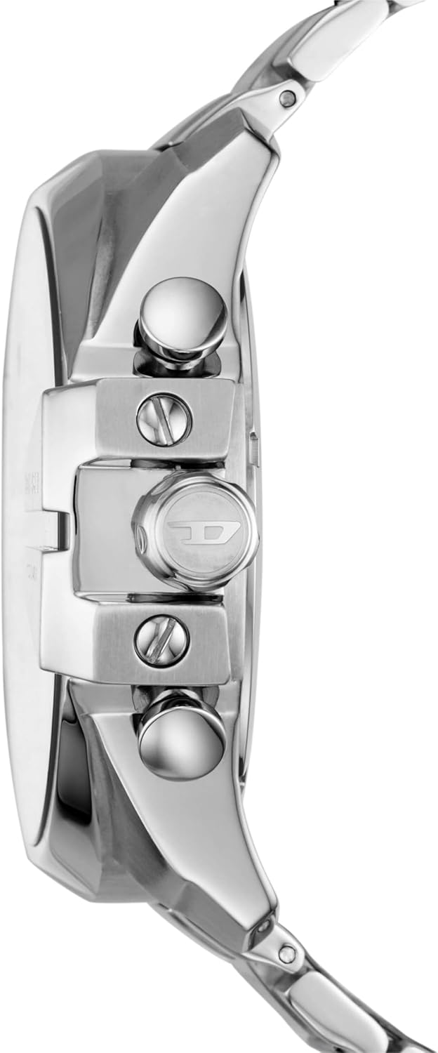 Thumbnail 1 de Diesel Mega Chief Herren-Chronograph mit Edelstahlarmband (rund, 51 mm, bis 100 m)