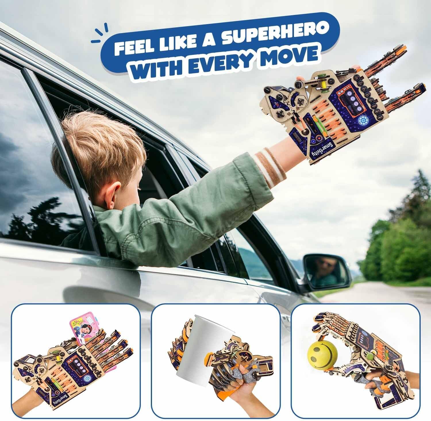 Detalle 2 de Smartivity DIY Robotic Mechanical Hand STEM Toy for Kids 8-14